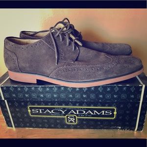 Stacy Adams suede Oxford style shoe
